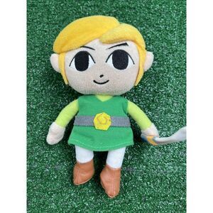 Nintendo The Legend of Zelda Toon Link Stuffed Plush‎ 7" Wind Waker